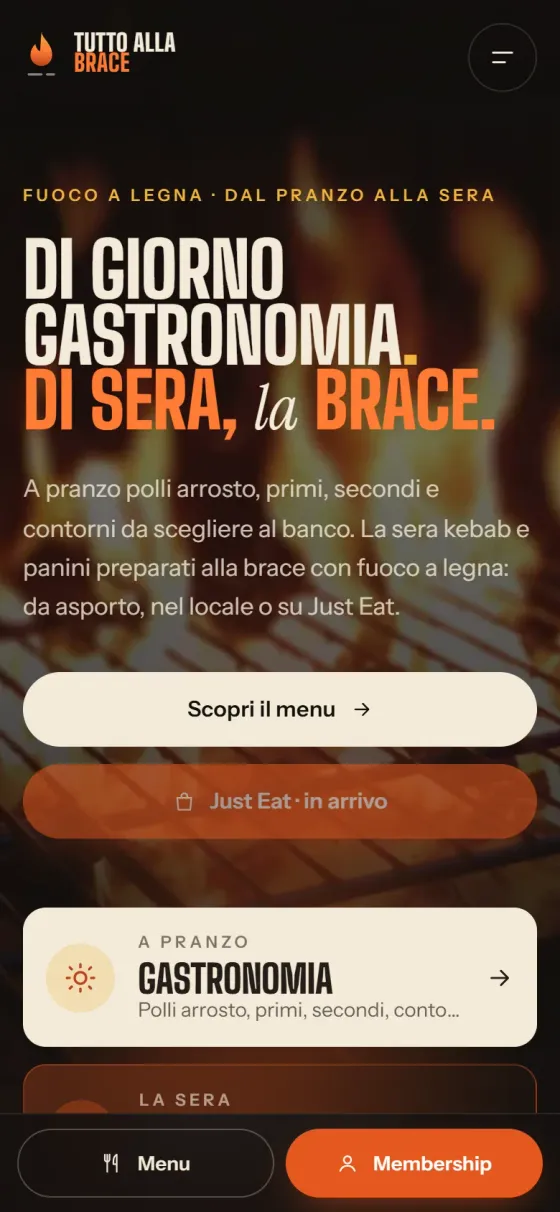 La home sul telefono